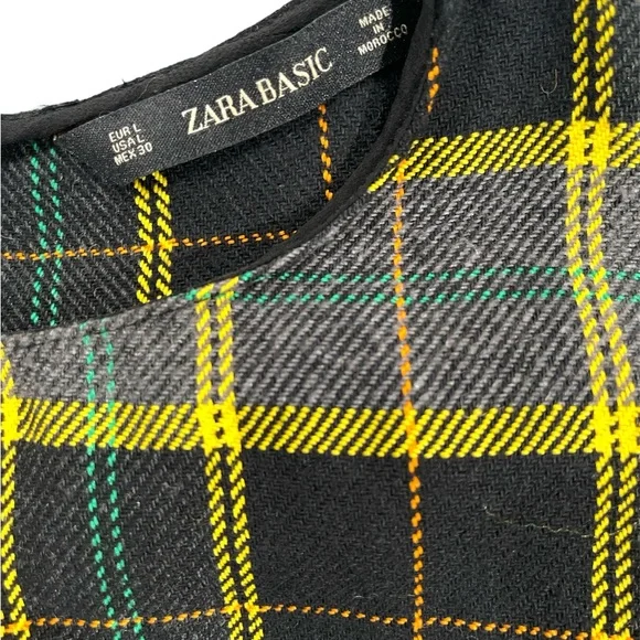 Zara Plaid Skirt and Matching Blouse - Picture 9 of 10